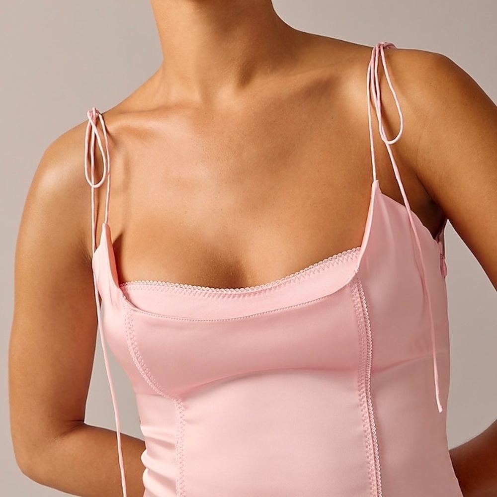 NEW / Limited-edition Anna October© X J.Crew side-slit dress - Picture 5 of 11